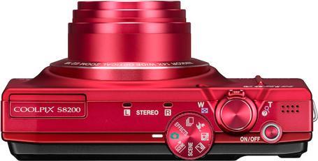 Produktbild Nikon Coolpix S8200, 16MP, 14x Zoom, FullHD-Movies, Rot (1/2,3'')