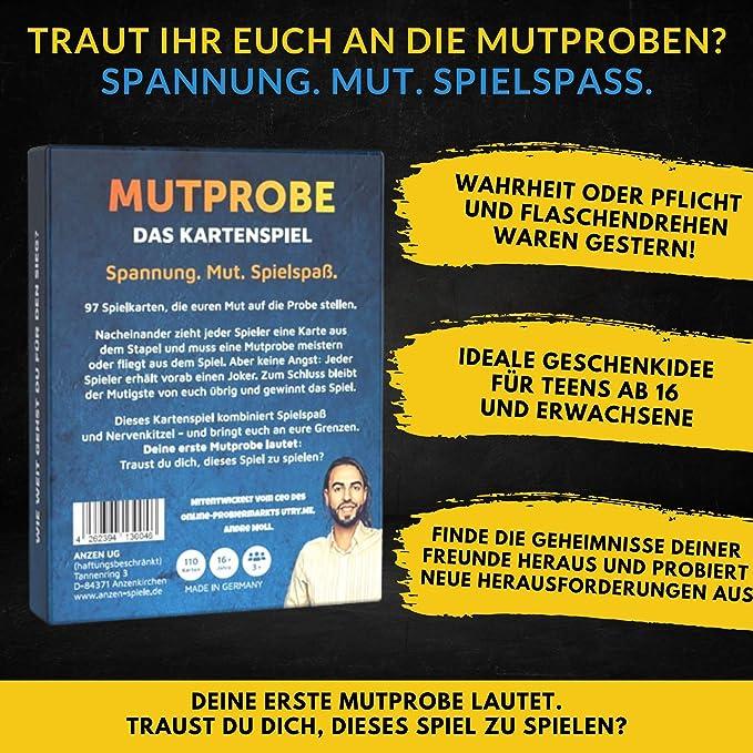 Actual product image Anzen Spiele MUTPROBE - The Card Game (d) (German)