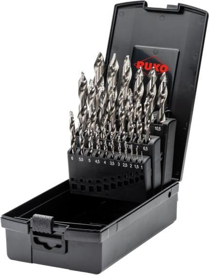 Actual product image Ruko 25-piece drill set HSS-G Ultimatecut Flowstep (1 mm, 1.5 mm, 2 mm, 2.5 mm, 3 mm, 3.5 mm, 4 mm, 4.5 mm, 5 mm, 5.5 mm, 6 mm, 6.5 mm, 7 mm, 7.5 mm, 8 mm, 8.5 mm, 9 mm, 9.5 mm, 10 mm, 10.5 mm, 11 mm, 11.5 mm, 12 mm, 12.5 mm, 13 mm)