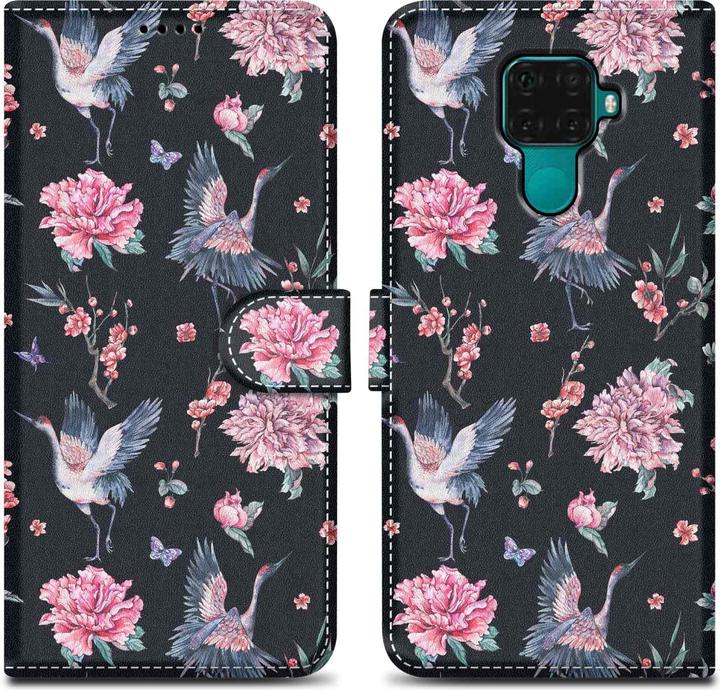 Kranich & Blumen No. 9