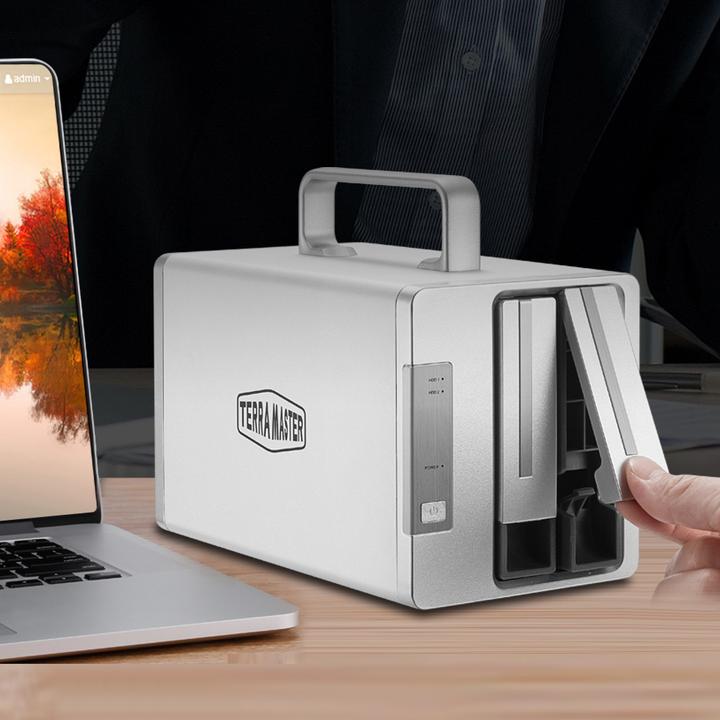 Image du produit Terramaster LE CHARIOT 2BAY TD2-Thunderbolt 3 RAID 0/1/JBOD/single (2.5", 3.5")