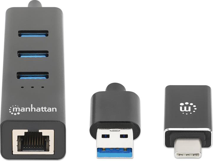 Produktbild Manhattan Kombo (USB-C, 4 Ports)