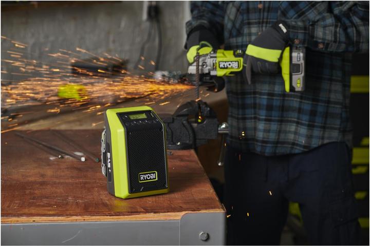 Actual product image Ryobi RRDAB18-0 18 V ONE+ cordless Bluetooth radio, DAB/DAB+ Fun (AM, FM, DAB, Bluetooth)