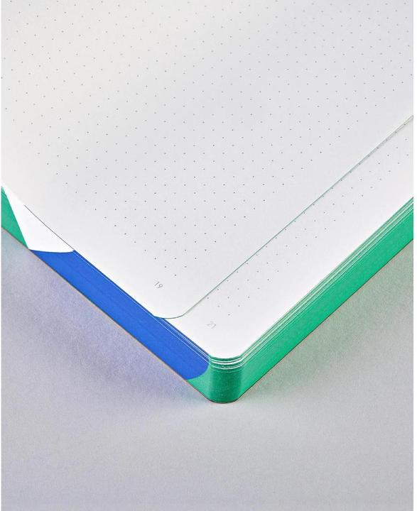 Image du produit Nuuna Graphic L, Soft Ice (22 x 16,5 cm, Pointillés, Couverture souple)