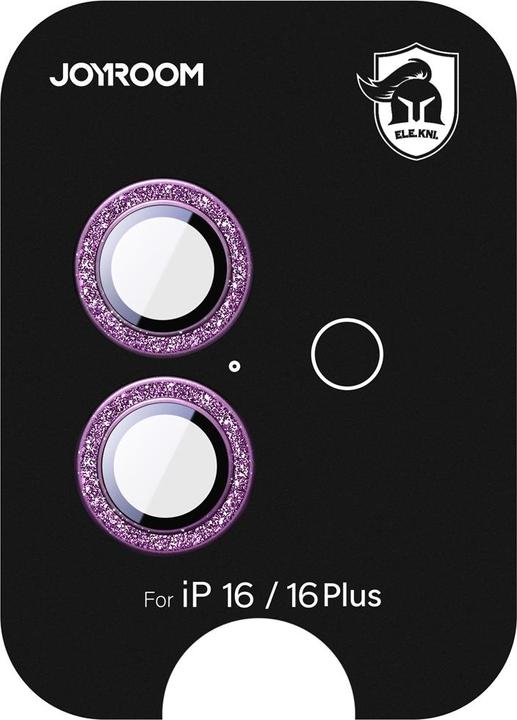 Actual product image Joyroom JR-MSF0302 Camera Lens Protector for iP16/iP16 Plus-Pink (1 Piece, Apple iPhone 16 Plus, Apple iPhone 16)