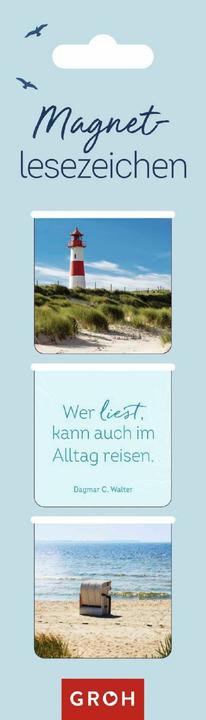 Produktbild Magnetlesezeichen Wer liest, kann auch