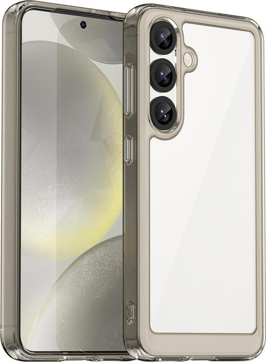 Produktbild Hurtel Outer Space Case für Samsung Galaxy S25 Edge Flexibler Rahmen Cover - Durchscheinend, Schwarz (Samsung Galaxy S25 Edge)