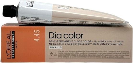 Produktbild L'Oréal Paris Loreal DIA Color 4,45 Mittelbraun Kupfer Mahagoni 60 ml (4.45 - Kastanienbraun kupferfarben mahagoni)