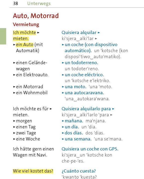 Immagine prodotto Langenscheidt Universal-Sprachführer Spanisch (Spagnolo, Tedesco, 2024)