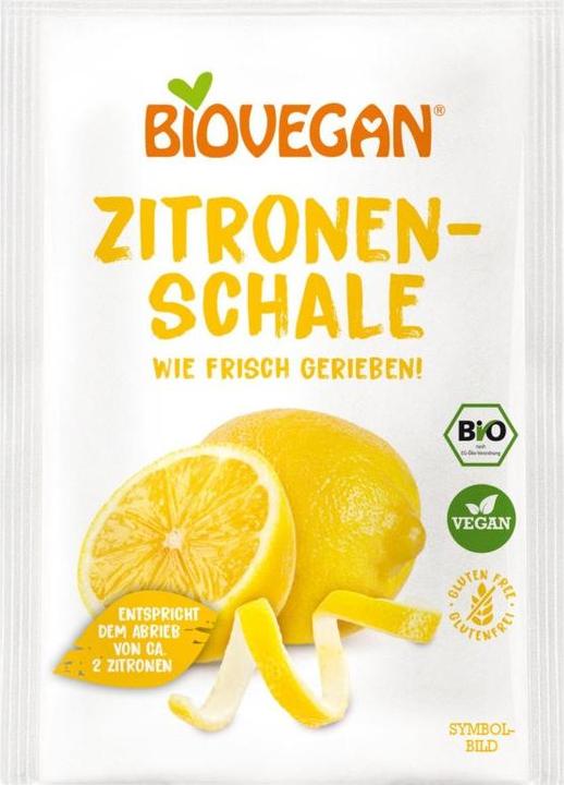 Immagine prodotto Biovegan Scorza di limone grattugiata biologica (9 g)