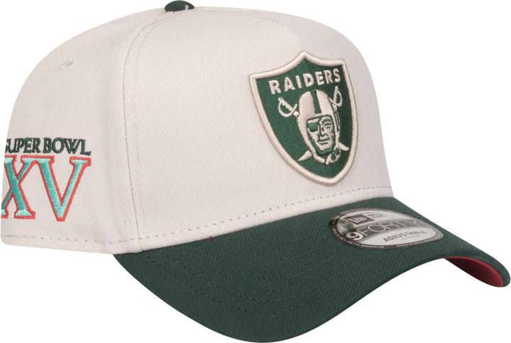 New Era 9Forty Snapback Cap - Las Vegas Raiders Stone Green (One Size)