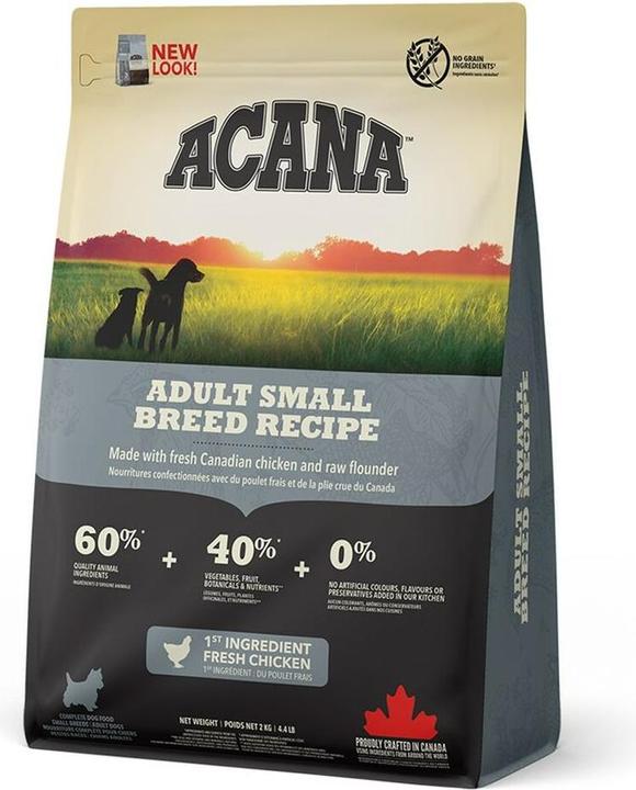 Actual product image Acana Dog Heritage ADULT SMALL BREED 2Kg (Adult, 1 pcs., 2000 g)