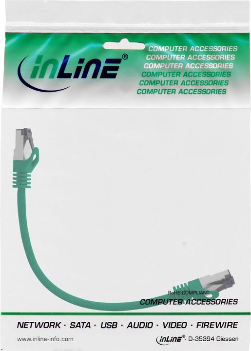 Actual product image InLine Patch cable (S/FTP, CAT8.1, 0.30 m)