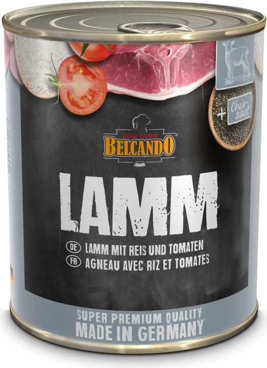 Image du produit Belcando Agneau Super Premium avec riz et tomate (Adulte, 12 pcs, 800 g)