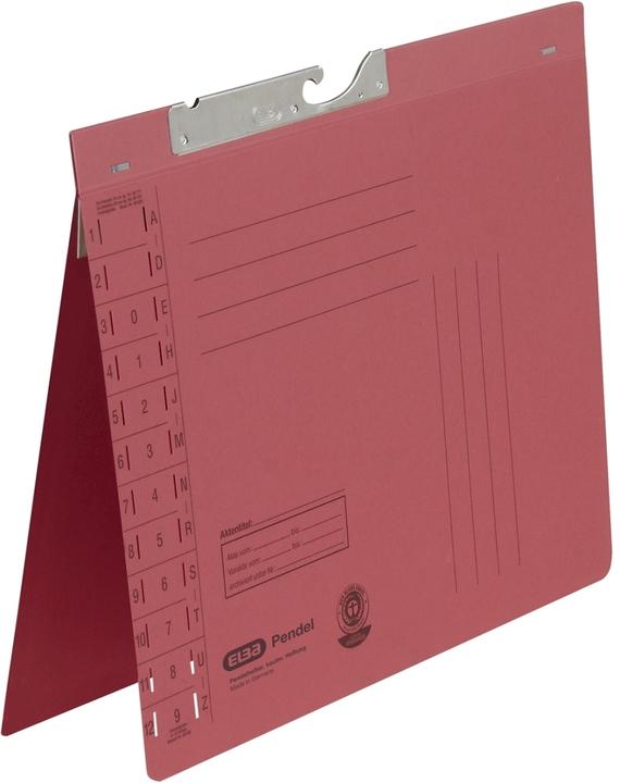 Produktbild Elba Pendelhefter, DIN A4, Manilakarton, 320 g-qm, rot (A4, 50 x)