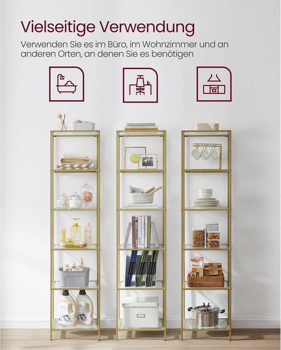 Actual product image Vasagle Luis X (40 x 30 x 177.5 cm)