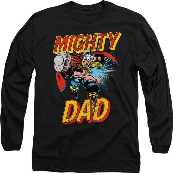 Actual product image Thor Unisex Adult Mighty Dad T-Shirt (L)
