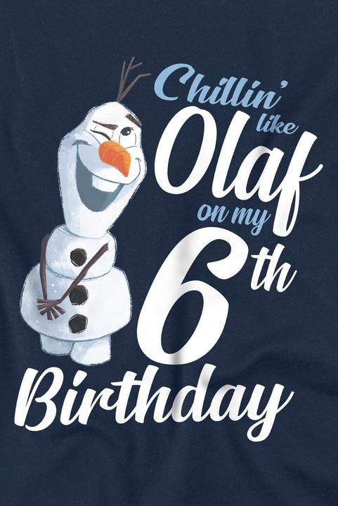 Produktbild Disney Frozen Chillin Like Olaf TShirt 6 Geburtstag (128)