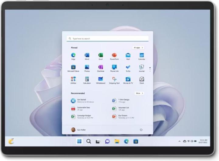 Actual product image Microsoft Surface Pro 10 for business (13", Intel Core Ultra 5 135U, 32 GB, 512 GB, Without keyboard layout)