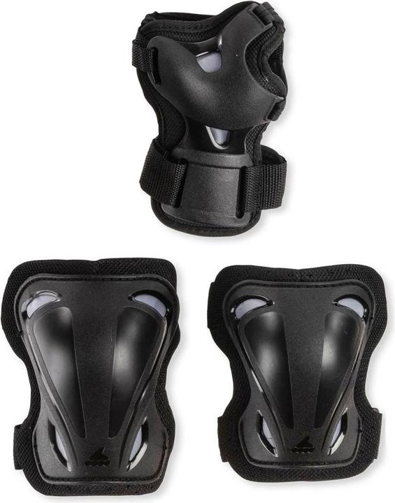 Immagine prodotto Rollerblade Skate Gear Pack (M, Protettori gomito, Protezioni per i polsi, Ginocchiera, Esemplare unico)