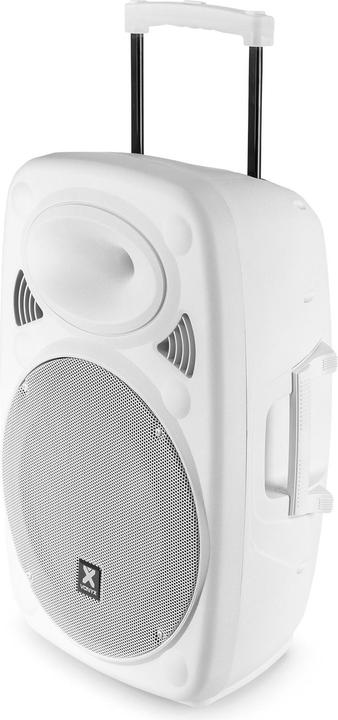 Actual product image Vonyx geluidsinstallatie - Verve46 - Bluetooth speaker met twee draadloze microfoons - 1000W - Wit (Active, 1x 1000 W)