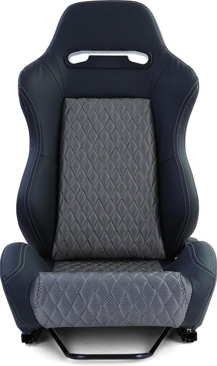 Produktbild Stag Sportsitz / Schalensitz Schwarz Silber