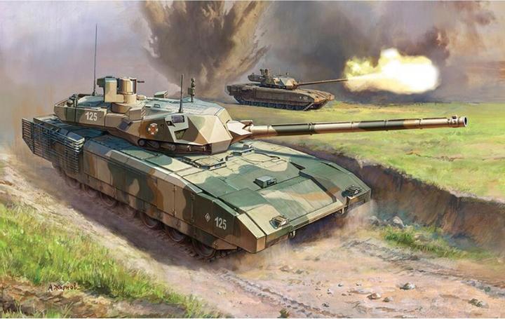 Immagine prodotto Carro armato russo T-14 Armata in scala 1:72
