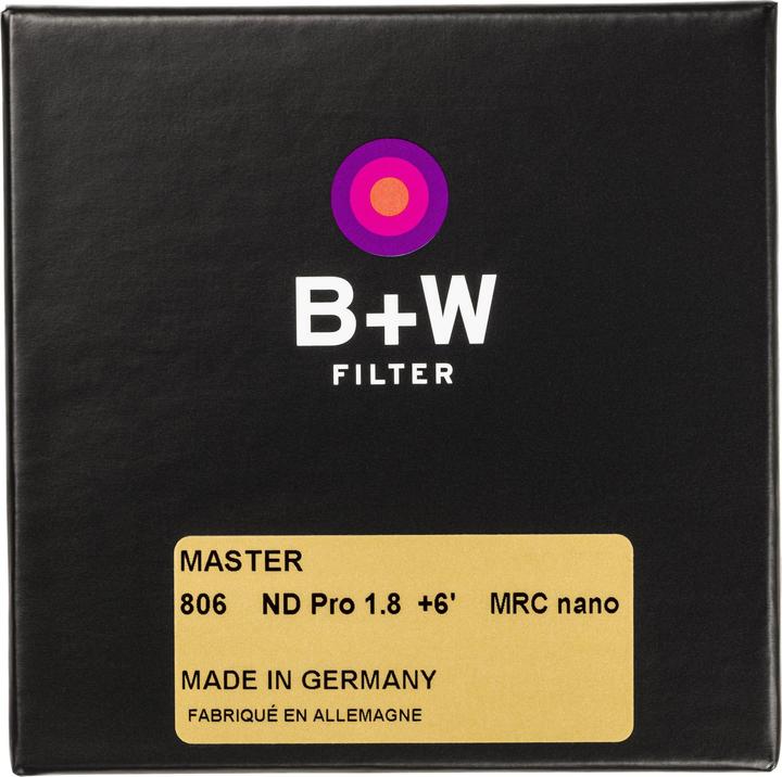 Image du produit B+W ND 1,8 MRC nano MASTER 95mm (95 mm, Filtre gris neutre, 95 mm)