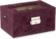 Giftdecor Uhrmacherkasten mit 3 burgunderfarbenen Schlüssell
