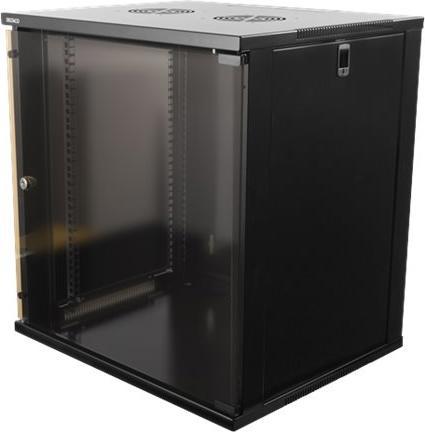 Deltaco 19-5412B rack cabinet 12U Freestanding rack Black (12 RU, 19 inch rack)