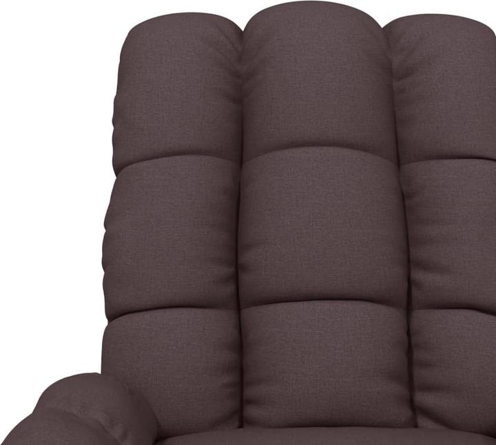 Produktbild VidaXL Massagesessel Fernsehsessel Relaxsessel Liegesessel Dunkelbraun Stoff