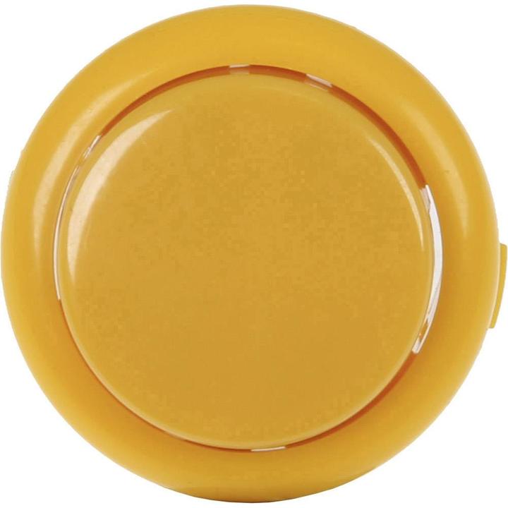Actual product image Joy-it ARC Button M YE Mini Arcade Button with microswitch yellow