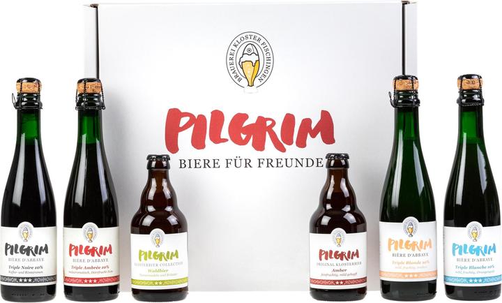 Immagine prodotto Pilgrim Set regalo birra Monastero 4 x 0,375 l e 2 x 0,33 l (4 x 33 cl)