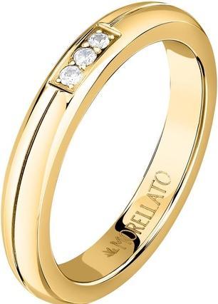 Morellato Decent Gold Plated Love Rings SNA47 Crystal Ring - Circuit: 56mm (56)