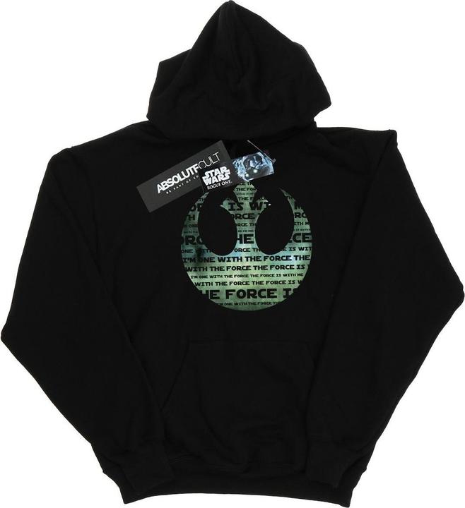 Star Wars Rogue One I'm One With The Force Alliance Emblem Green Kapuzenpullover (3XL)