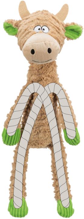 Immagine prodotto Trixie Giocattolo per cani Mucca, 50 cm, Beige (Gioco da masticare per cani)
