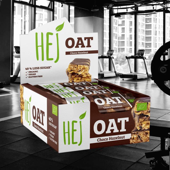 Image du produit HEJ Nutrition Hej Oat (bio) (12 x 45G) (Chocolat, Noisette, 12 pcs, 540 g)