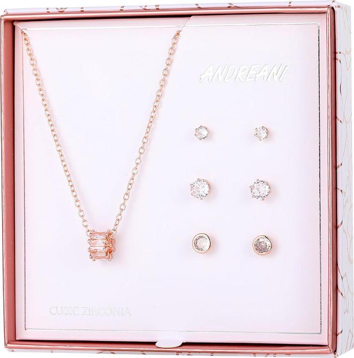 Immagine prodotto Andreani Bracciale con amazzonite autentica (80 cm, Pietre, Nude, Vetro, Marrone, Metallo)