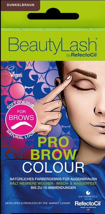 Produktbild BeautyLash - Pro Brow Colour Dark Brown (Braun, Gold)