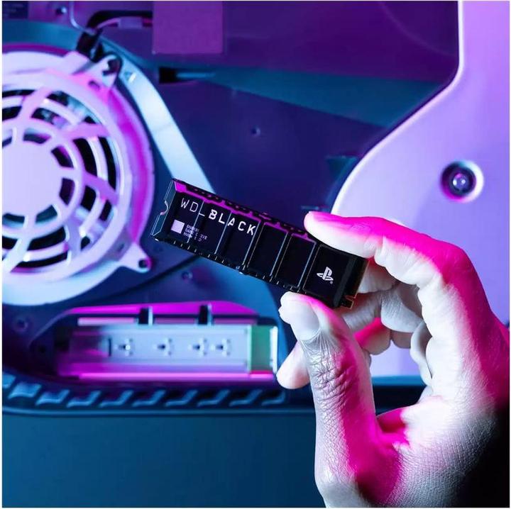 Produktbild WD Black SN850P mit Heatsink für PS5 (2000 GB, M.2 2280)