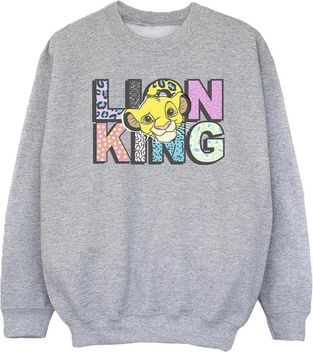 Produktbild Disney The Lion King Pattern Logo Sweatshirt Mädchen (140, 146)