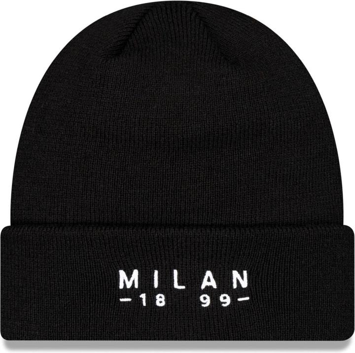 New Era Wintermütze Cuff Beanie - AC MAILAND schwarz