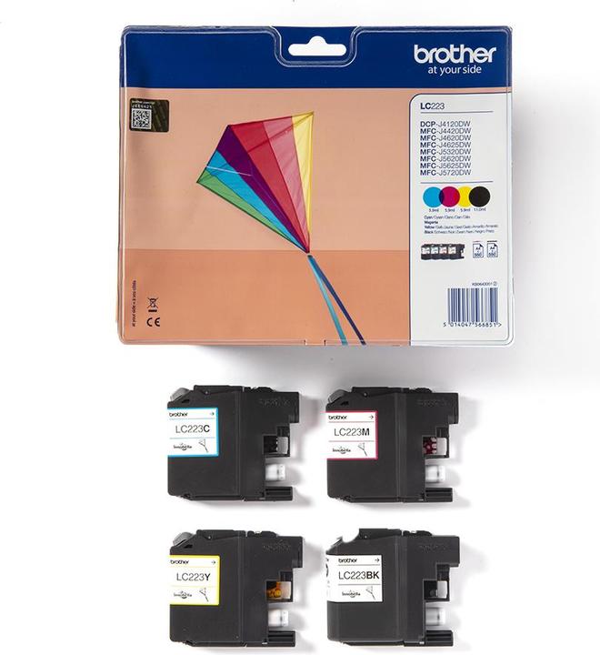 Actual product image Brother LC-223 Value Pack (M, Y, FC, C)
