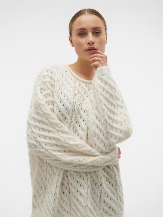 Immagine prodotto Vero Moda Scollo rotondo Maglia con taglio a braccio voluminoso Maglia a maglia (XS)