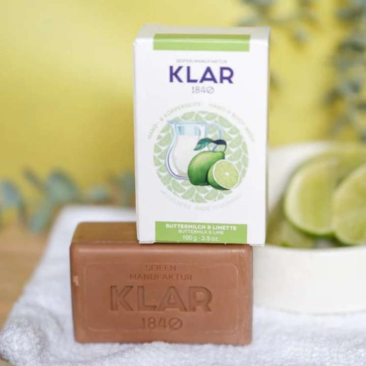 Produktbild Klar Buttermilch- & Limettenseife 100 g