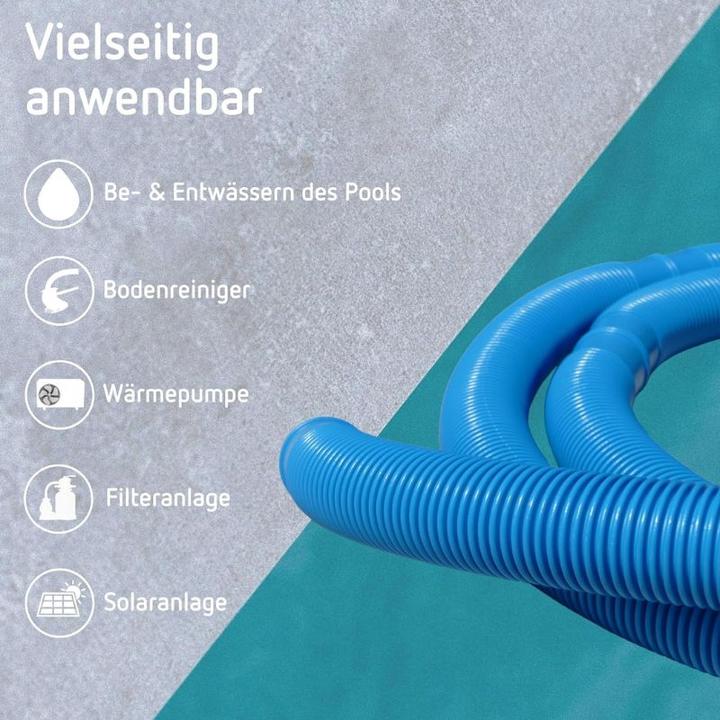 Image du produit Poolomio Tuyau de piscine bleu Rouleau de 50 m (32 mm)