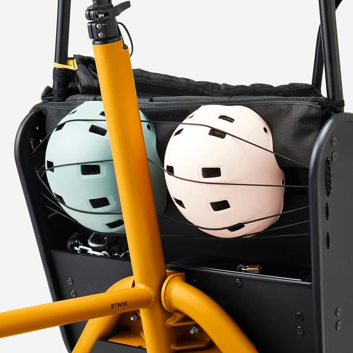 Image du produit Btwin Vélo utilitaire électrique Cargobike Long John F900E Family jaune