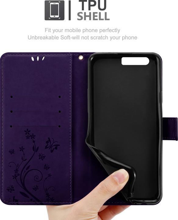 Produktbild Cadorabo Flower Book Cover (Huawei P10 Plus)