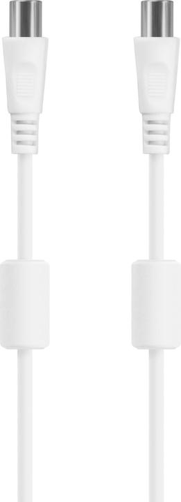 Produktbild Deltaco Cable for TV, 75 Ohm, 5.0m, whit