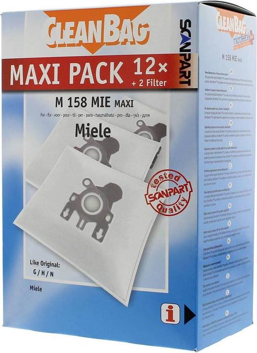 Produktbild Scanpart Maxipack kompatibel mit Miele Typ G/N 2687426158 Staubsaugerbeutel (15 x)